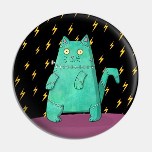 Frankenstein's Cat Pin