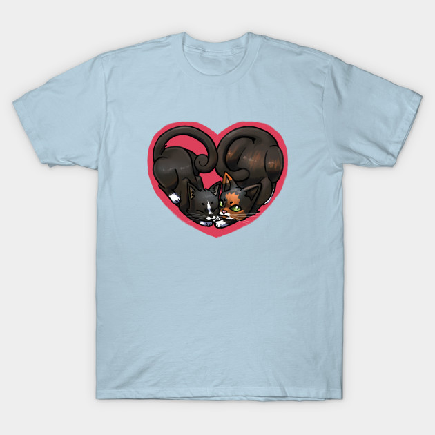 Discover Tetra and Butters Heart - Cat Lover - T-Shirt