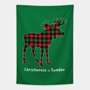 Christmoose In Sweden Tapestry