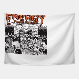 Energy - Punch The Clock Tapestry