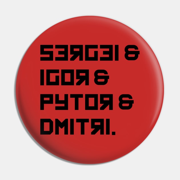 Russian Composers Pin by Stark Raving Cello