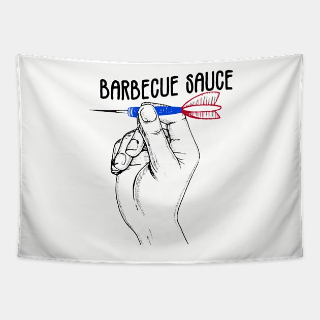 Barbecue Sauce - Bullseye Tapestry by Wenby-Weaselbee