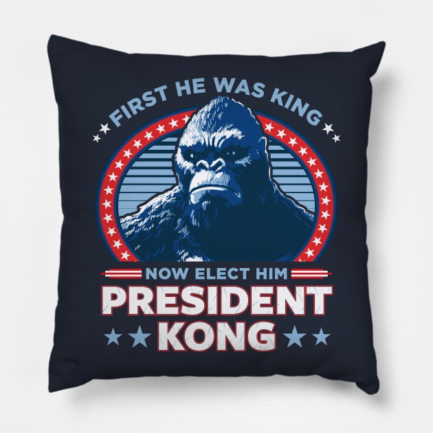 President Kong Pillow by DCLawrenceUK