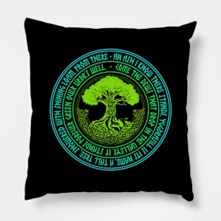 Yggdrasil - Tree of Life - Vikings Valhalla Pillow