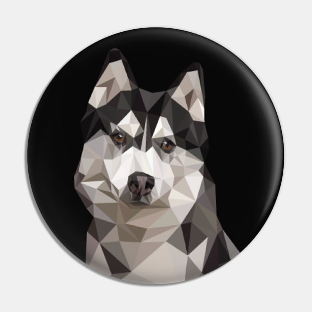 Husky Pin by Hermanitas Design