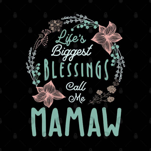 Mamaw T-Shirt Cute Grandmother by cidolopez