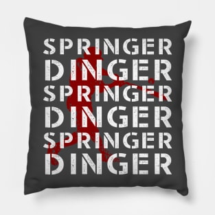 Springer Dinger Tshirt Pillow