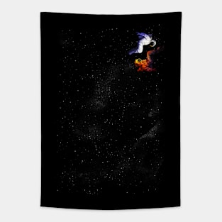 Gravity Tobe Fonseca Yin Yang Astronaut Scuba by Tobe Fonseca Tapestry