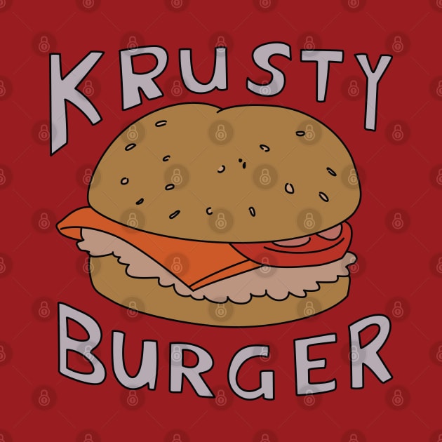 Krusty Burger Ad by saintpetty