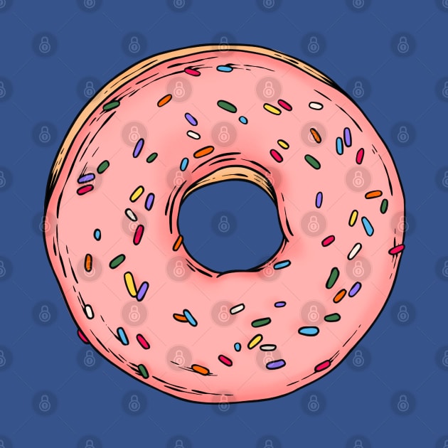 Pink Donut by Mako Design 