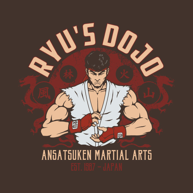 Discover Ansatsuken Martial Arts - Ryu - T-Shirt