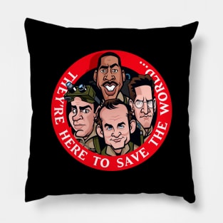 Here to Save the World Pillow