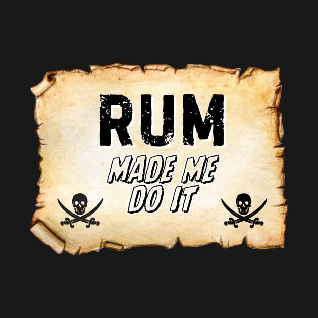Rum Made Me Do It! by Popish Culture