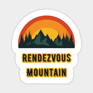 Rendezvous Mountain Magnet