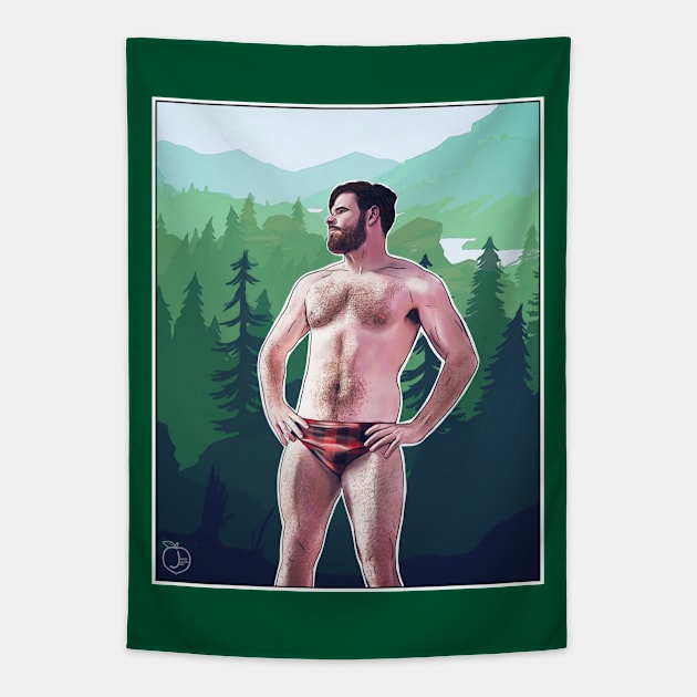 Mountain Man Tapestry by JasonLloyd