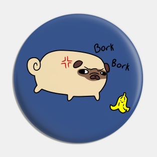 Bork Bork Pug Pin