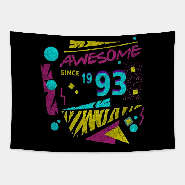 Awesome Since 1993-93’s Birthday Celebration, 41st Birthday Tapestry by ysmnlettering