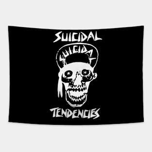 Skull Suicidal Tendencies Tapestry