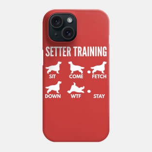 Irish Setter Training Setter Dog Tricks Phone Case