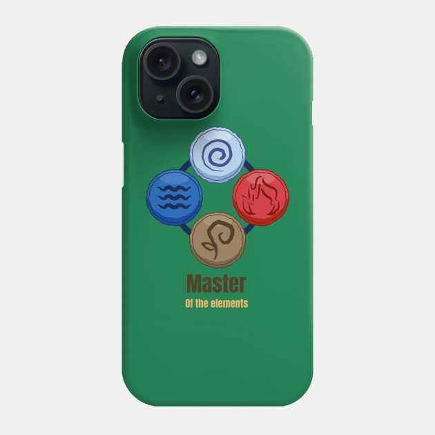 Master of the elements Phone Case by Global Gear