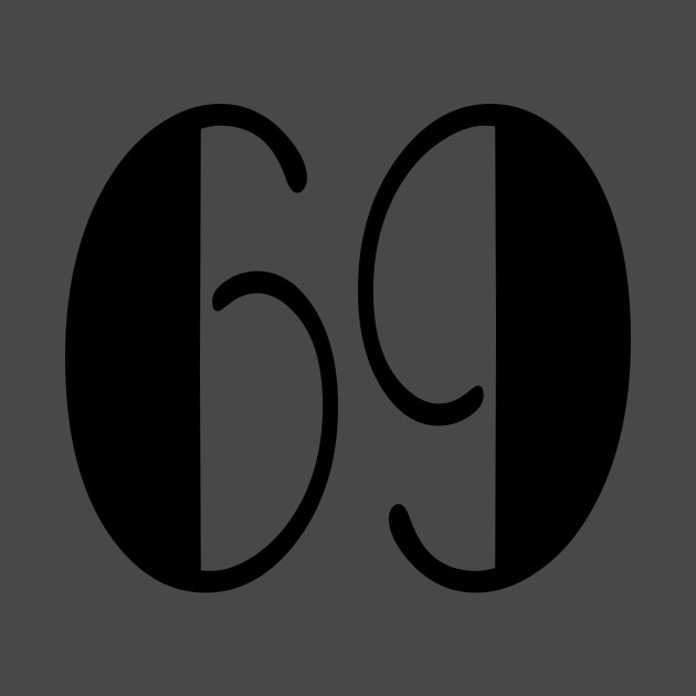 Number 69 Numbers TShirt TeePublic