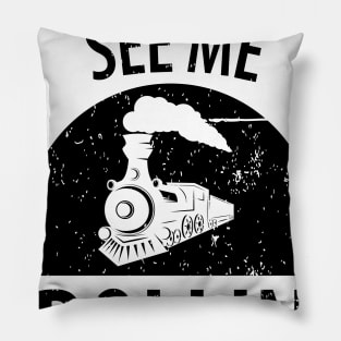 train railwayman trains driver Pillow