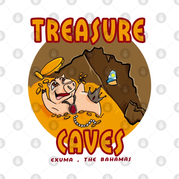 Treasure Cave PIg by JokeyShirts