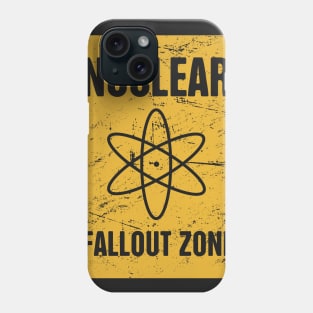 Nuclear Fallout Zone | Cold War Sign Phone Case