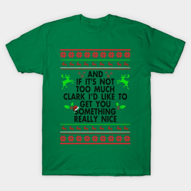 Christmas Family Winter Vacation Ugly Sweater Style T-Shirt Christmas Family Winter Vacation Ugly Sweater Style T-Shirt