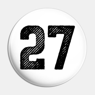 Rough Number 27 Pin