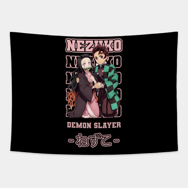 Nezuko Kamado Tapestry by Pantat Kering