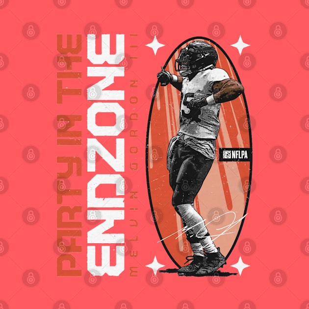 Melvin Gordon Denver Endzone Party by Chunta_Design