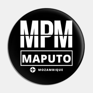 MPM - Maputo airport code Pin