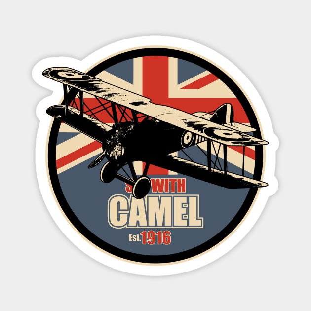 Sopwith Camel Magnet by Tailgunnerstudios