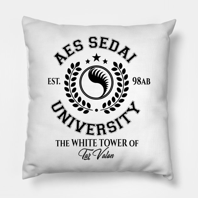 aes sedai school Pillow by whatyouareisbeautiful