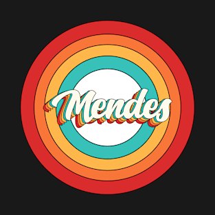 Mendes Name Shirt Vintage Mendes Circle T-Shirt