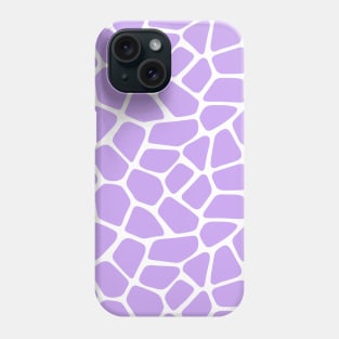 Purple Giraffe Print Phone Case