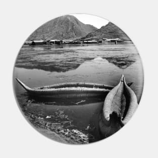 Vintage Photo of Lake Titicaca Bolivia Pin