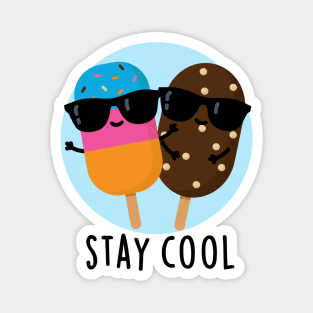 Stay Cool Cute Popsicle Pun Magnet