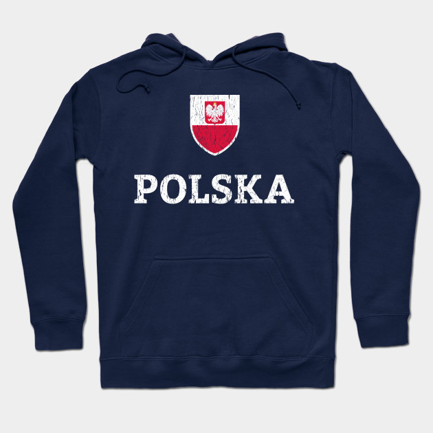  Poland Pride Vintage Style Retro Polish Eagle Flag Polska  Soccer Hoodie (Beige Small) : Clothing, Shoes & Jewelry