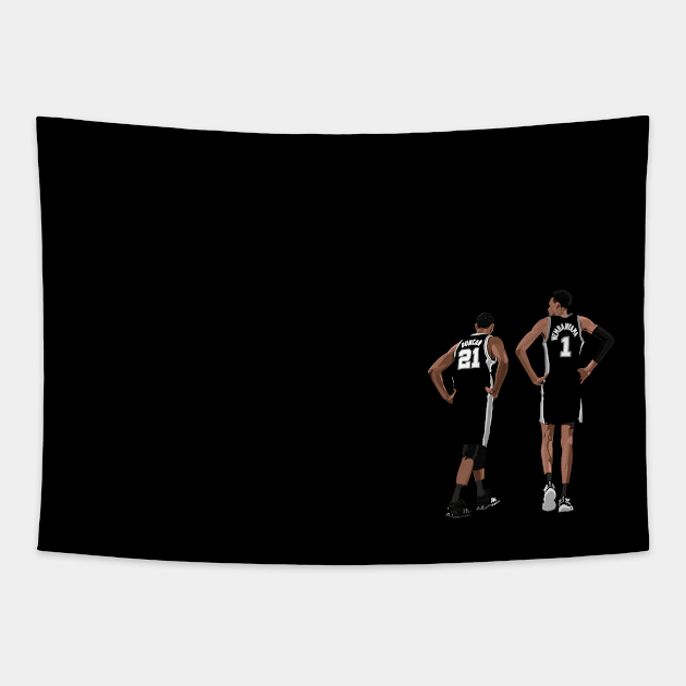 Spurs Alternative Layout Tapestry by dbl_drbbl