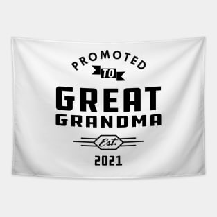 New Great Grandma - Promoted to great grandma est, 2021 Tapestry