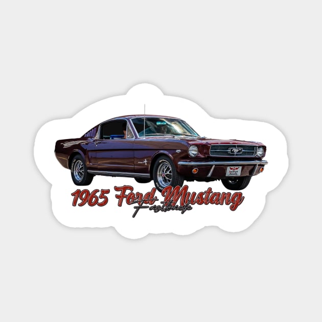 1965 Ford Mustang Fastback Magnet by Gestalt Imagery