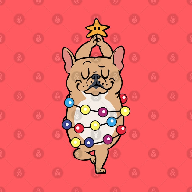 French Bulldog Merry Christmas by huebucket