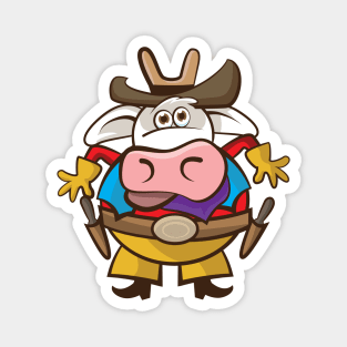 Cow Boy Magnet