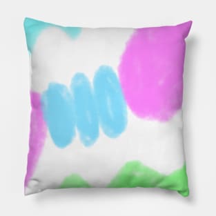 Colorful watercolor art design Pillow