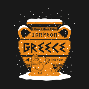 Greece NY Snow T-Shirt