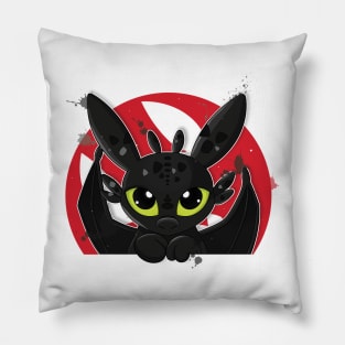 Toothless cute pocket Pillow