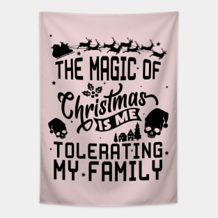 the magic of christmas Tapestry