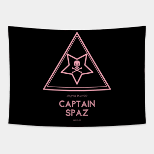 CAPTAIN SPAZ (Dark) Tapestry